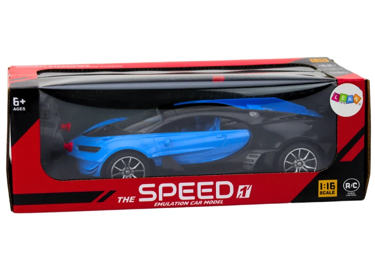 Samochód Sportowy Zdalnie Sterowany Auto RC Niebieski1:16