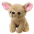 Pluszowa Maskotka Przytulanka Mały Piesek Chihuahua Beżowy 22cm