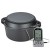 Garnek z pokrywą/patelnią grillową, żeliwo, 5,0 l, śred. 26 cm