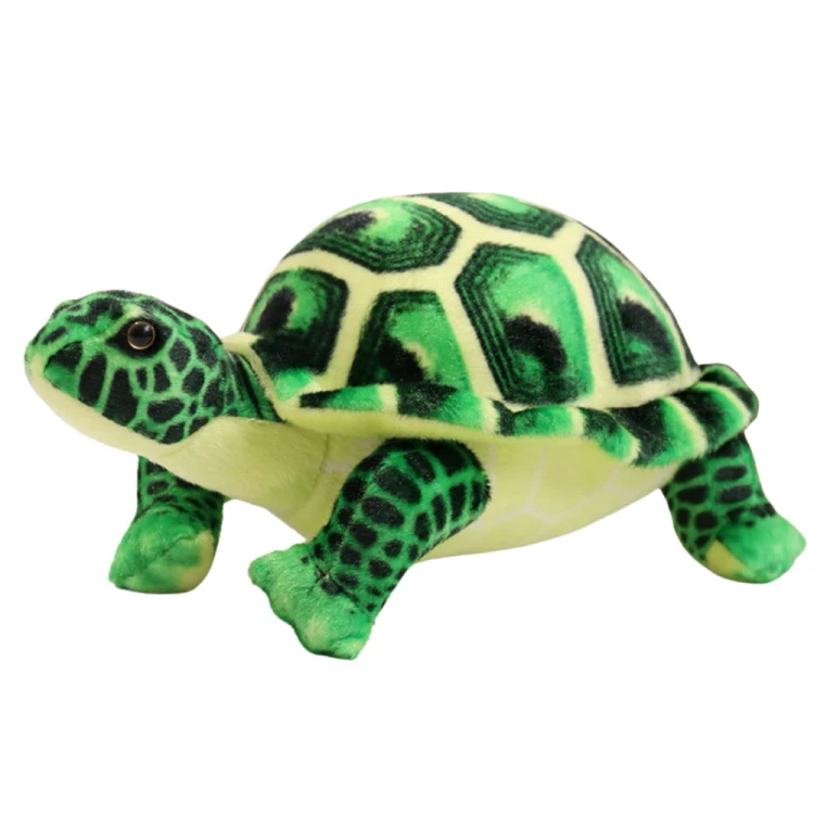 Maskotka Pluszowa Żółw Przytulanka Pluszak Zielony 25cm