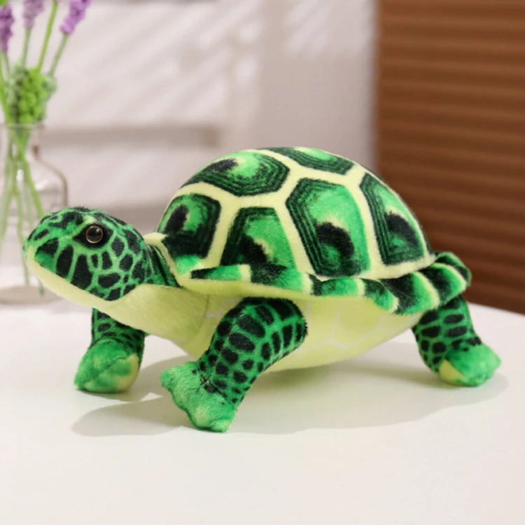 Maskotka Pluszowa Żółw Przytulanka Pluszak Zielony 25cm