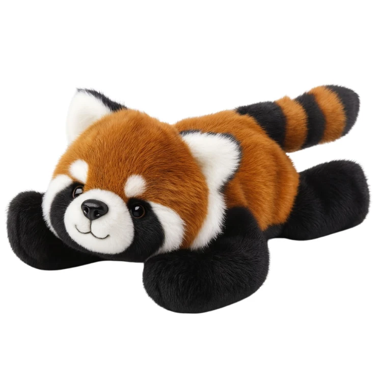Pluszowa Maskotka Przytulanka Panda Czerwona Ruda 30cm