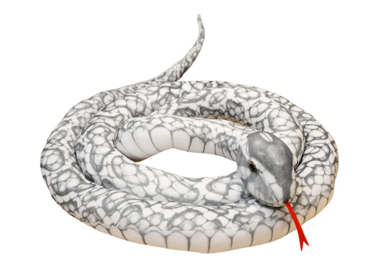 Maskotka Pluszowa Wąż Szary 300 cm