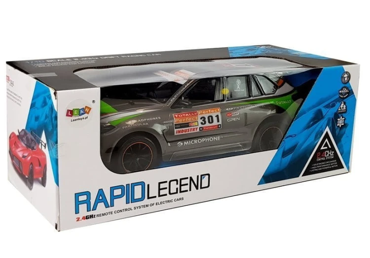 Auto Sportowe Zdalnie Sterowane RC 1:10 2.4G Szare