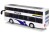 Autobus Policyjny Dwupiętrowy Biały z Naciągiem Dźwięk