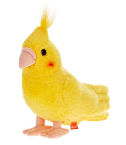 Papuga żółta Nimfa 20 cm - Beppe