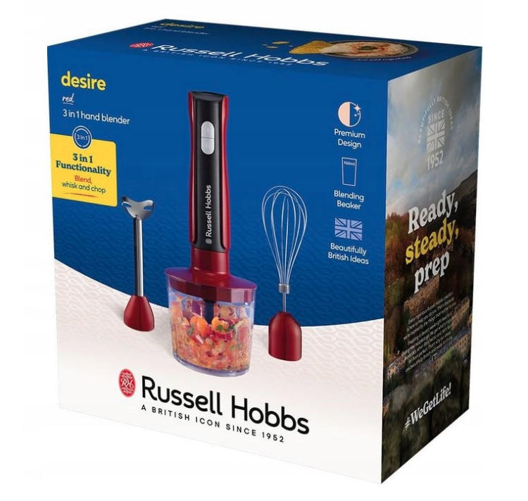 Blender ręczny Russell Hobbs 27140-56 500 W czerwony