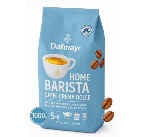 Kawa ziarnista mieszana Dallmayr Home Barista Caffe Crema Dolce 1000 g.