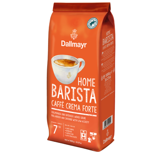 Kawa ziarnista mieszana Dallmayr Home Barista Caffe Crema Forte 1000 g.
