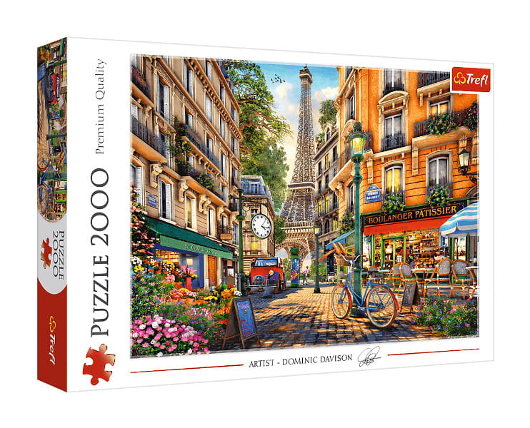 Puzzle 2000el Popołudnie w Paryżu - Trefl