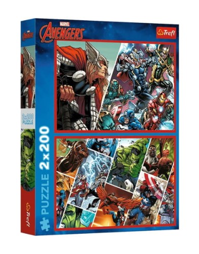 Puzzle 2x200 Obrońcy świata - Trefl