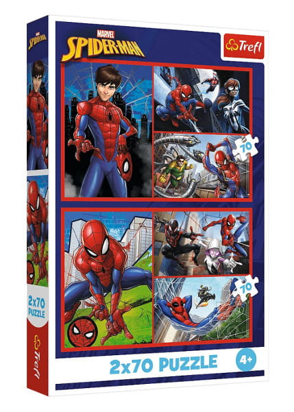 Puzzle 2x70 Pajęcze historie - Trefl
