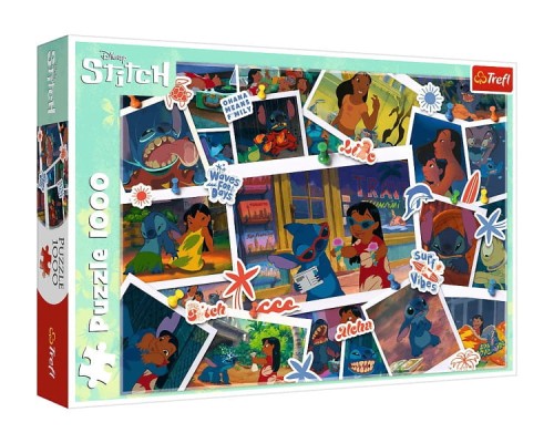 Puzzle 1000 Lilo i Stitch Słodkie wspomnienia - Trefl
