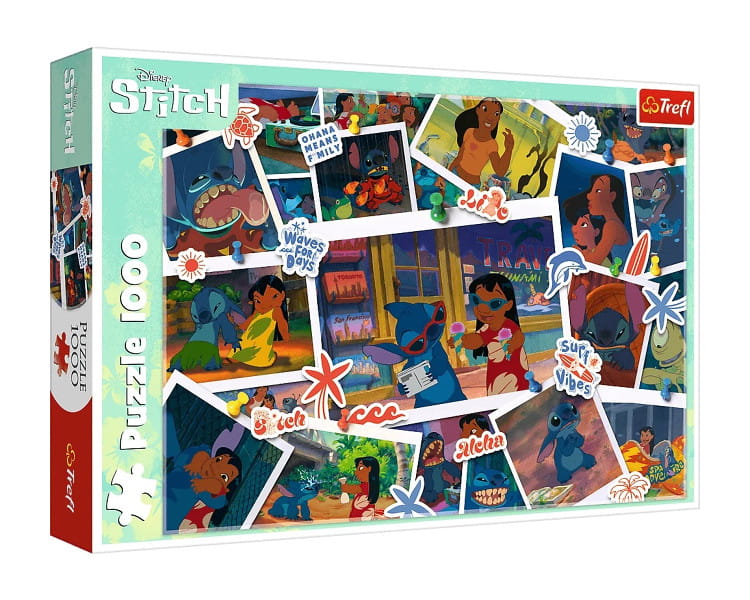 Puzzle 1000 Lilo i Stitch Słodkie wspomnienia - Trefl