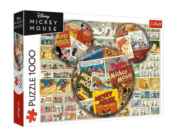 Puzzle 1000 Komiksowa Myszka Miki - Trefl