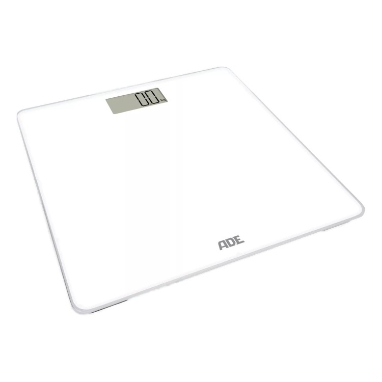 Waga łazienkowa, do 180 kg, 30 x 30 cm, biała