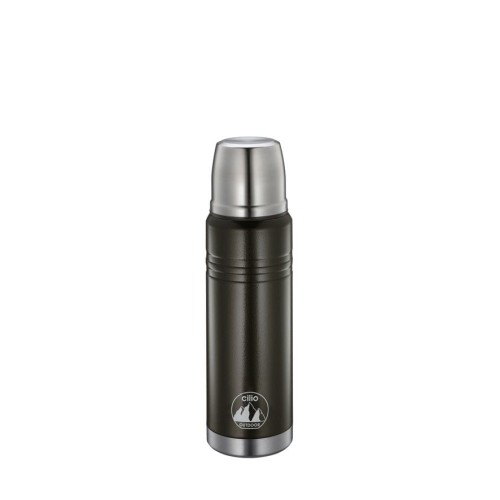 Stalowy termos, 0,5 l, śred.7,5 cm, wys. 25,5 cm