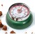 Timer mechaniczny, śred. 7 x 3 cm, zielony metaliczny
