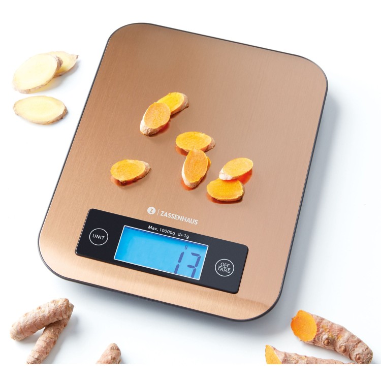 Waga kuchenna, do 10 kg, kolor miedziany