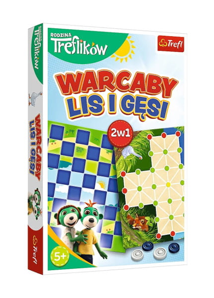 Gra warcaby Lis i gęsi - Trefl