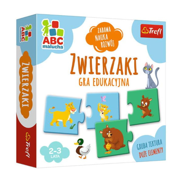 Gra Zwierzaki/ABC Malucha - Trefl