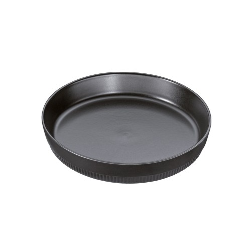 Naczynie żaroodporne, ceramika, 1,7 l, śred. 28 cm, czarne