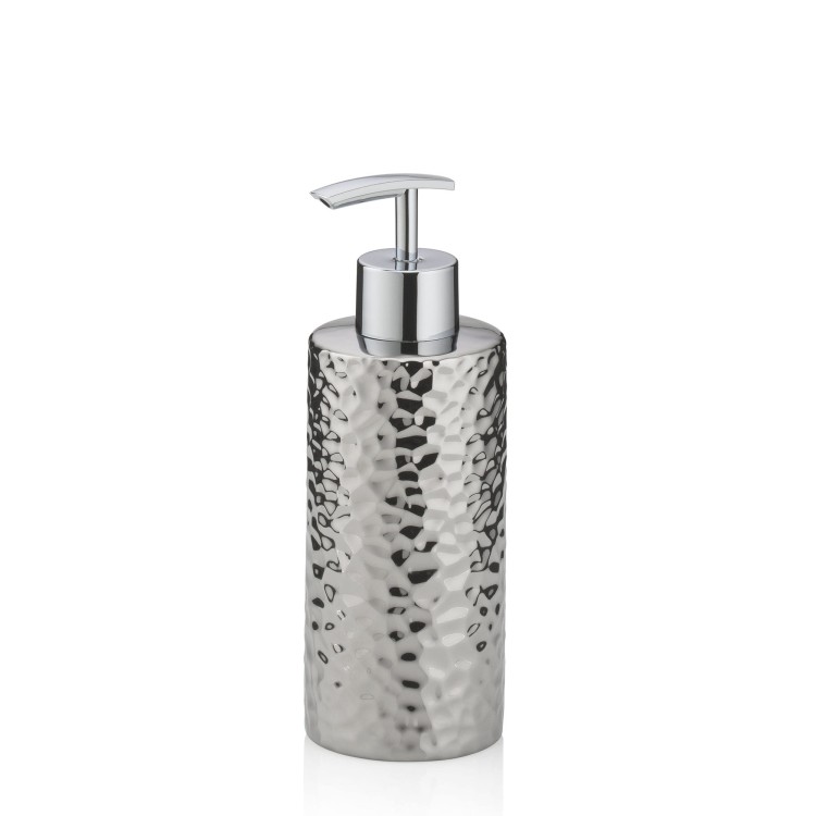 Dozownik do mydła, ceramika/tworzywo sztuczne, 0,3 l, śred. 6,5 x 18 cm