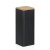 Pojemnik kuchenny, metal/bambus, 3,0 l, 11,5 x 11,5 x 28,5 cm