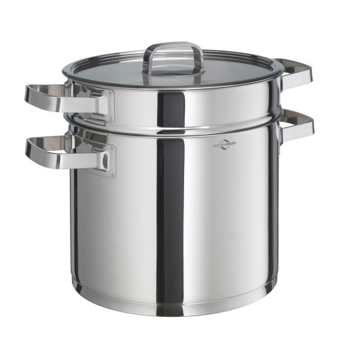 Garnek z wkładem do makaronu, 7,0 l, śred. 22 x 27 cm, stal nierdzewna