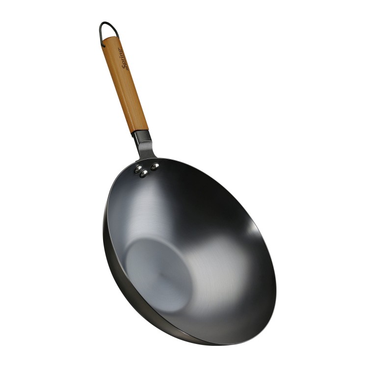 Wok, stal węglowa, śred. 20 cm