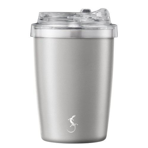 Termiczny kubek do kawy, stal nierdzewna/tworzywo sztuczne, 0,3 l, szary
