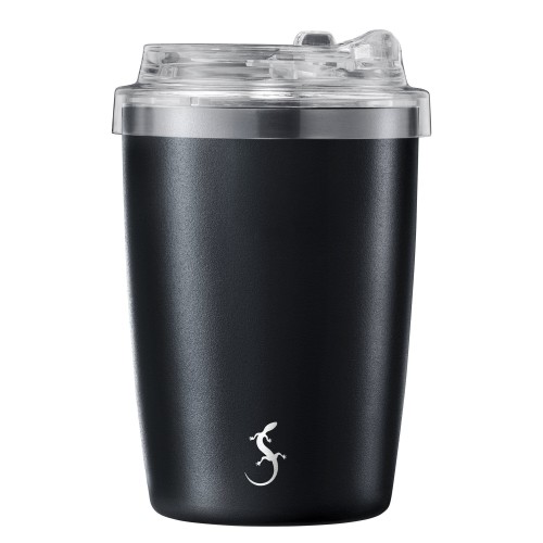Termiczny kubek do kawy, stal nierdzewna/tworzywo sztuczne, 0,3 l, czarny