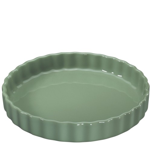 Forma do tarty, ceramika, 27 cm, zielona