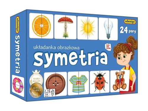 SYMETRIA - UKŁADANKA OBRAZKOWA - Adamigo