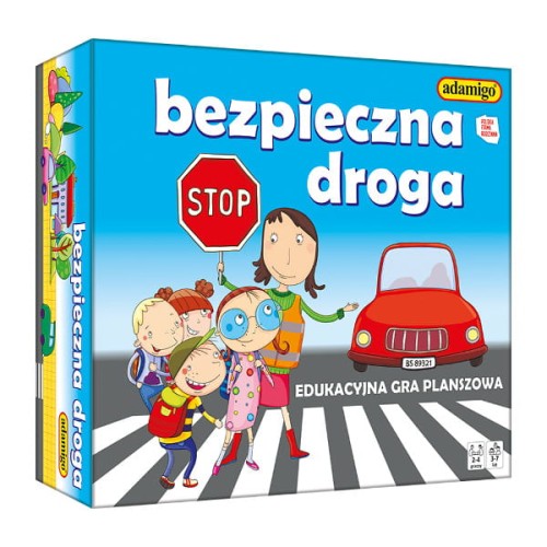 Bezpieczna droga Gra planszowa - Adamigo