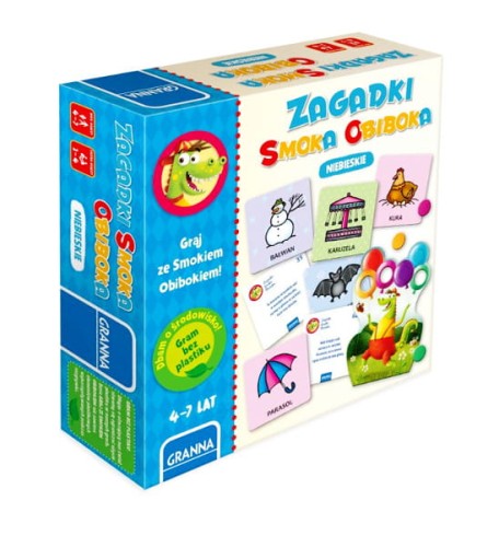 Gra Zagadki Smoka Obiboka niebieskie - Granna