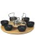 Karuzela do fondue, 1,2 l. NATURA