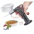 Zestaw do creme brulee, 5 el., palnik + 4 porcelanowe miseczki
