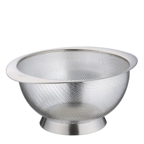 Stalowy durszlak z nóżką, śred. 26 cm