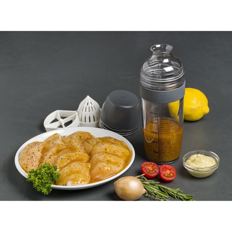 Shaker do ciasta i dressingów, 0,25 l, śred. 7,5 x 21 cm