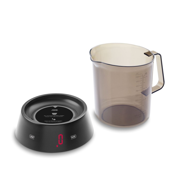 Waga kuchenna z miarką, do 3 kg, 1,0 l, 17 x 14,5 x 18 cm