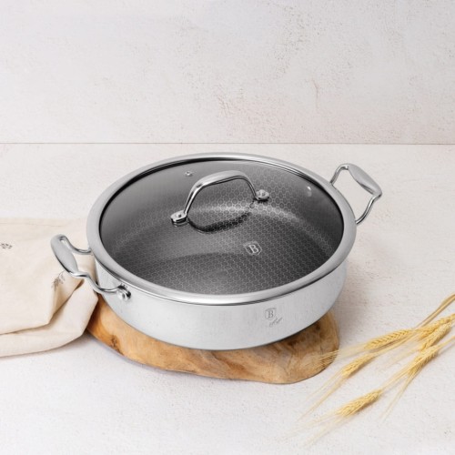 Garnek niski z pokrywką 28 cm BerlingerHaus Eternal Collection BH-8515
