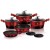 Zestaw 10 el. garnki i patelnie Berlinger Haus BH-1631 Black Burgundy
