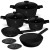 Zestaw 10-el garnki i patelnie BerlingerHaus BH-8197 Matte Black Collection