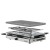 Raclette/grill stołowy, dla 8 os., granitowa płyta grillowa, 47,5 x 27 x 14 cm
