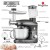 Wielofunkcyjny robot kuchenny Antracit Collection BerlingerHaus BH-9533