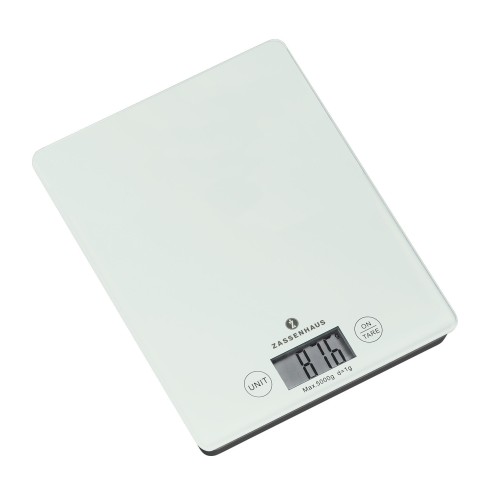Waga elektroniczna, 16,5x21,5 cm, biała