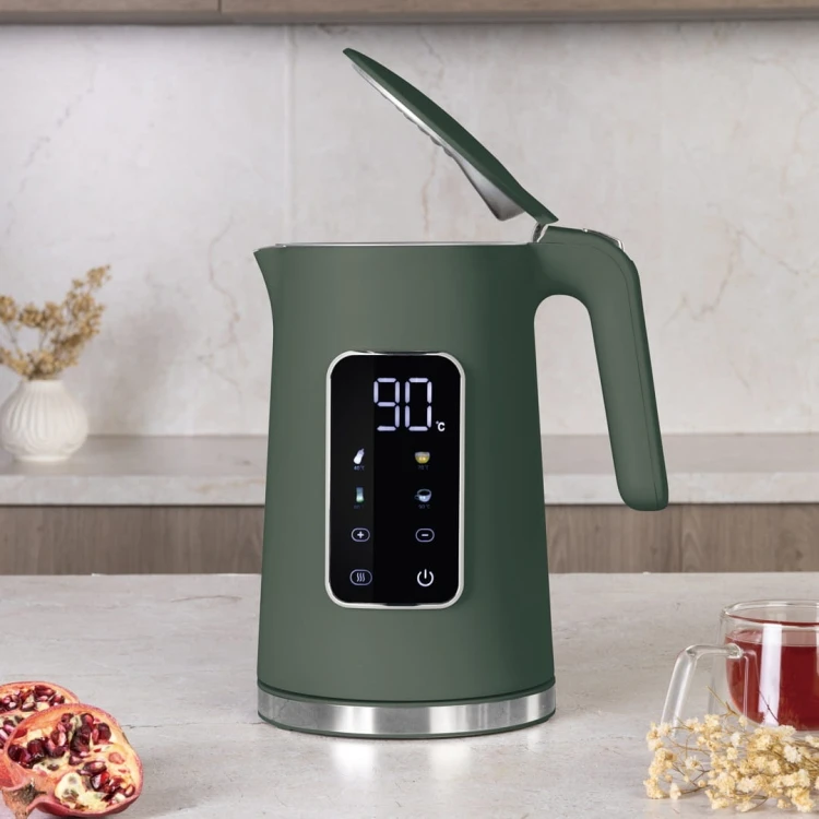 Cyfrowy czajnik elektryczny BerlingerHaus Matte Green Collection BH-9746