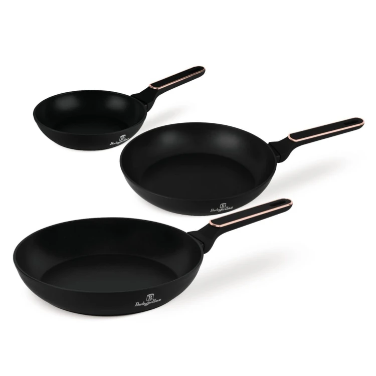 Zestaw 3 patelni BerlingerHaus BH- 8360 | Black Rose Collection