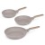 Zestaw 3 Patelni BerlingerHaus BH-8341 Taupe Nordic Collection